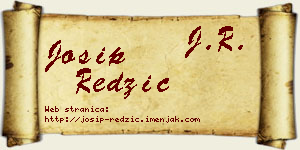 Josip Redžić vizit kartica